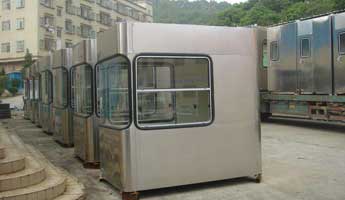 Stainless Steel Booths-002