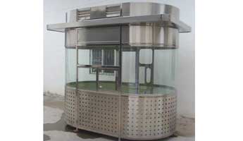 Stainless Steel Booths-006